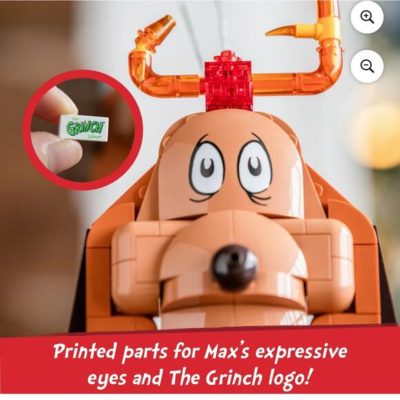 Dr. Seuss Grinch Max The Dog Decoration Brick Building Kit Christmas Decor 8+ - Picture 7 of 10